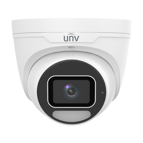 Camera IP Wise-ISP ColorHunter, 8MP, lentila 2.8mm, WL 30m, Mic, Alarma, PoE, Color 24/7, IK10 - UNV