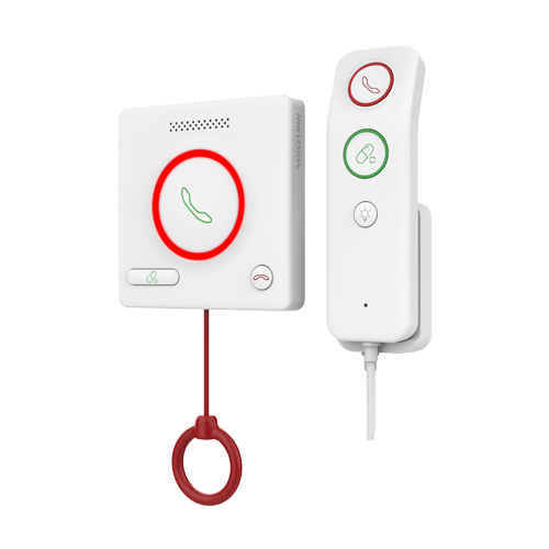 Terminal medical audio cu receptor si snur apelare, Mic., Speaker, Alarm IN, PoE - HIKVISION