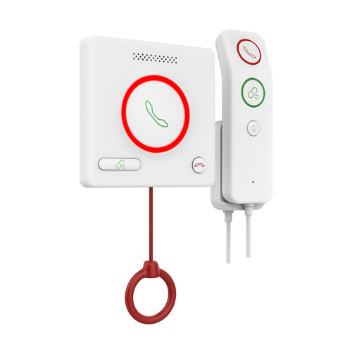 Terminal medical audio cu receptor si snur apelare, Mic., Speaker, Alarm IN, PoE - HIKVISION