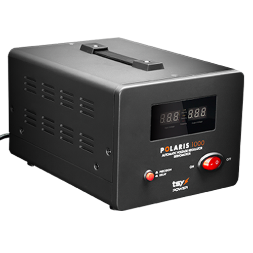 Regulator de tensiune cu servomotor, 1000VA, tensiune la intrare 150-260V, delay 6-180s