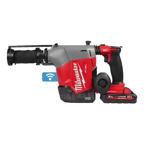  Ciocan rotopercutor SDS-PLUS M18 FUEL, ONE-KEY, 16mm, 18V, extractor de praf integrat - Milwaukee