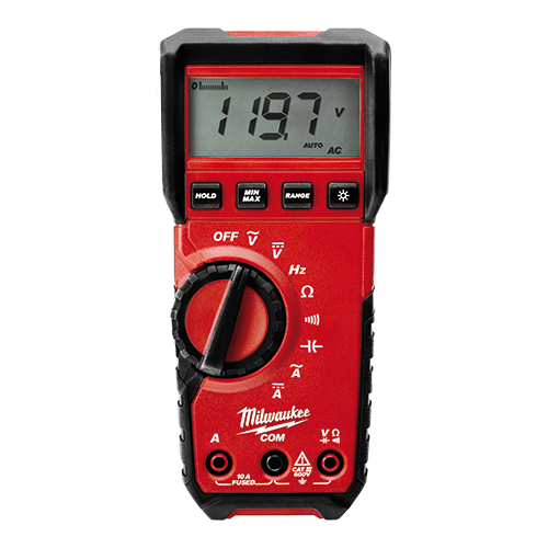 Multimetru profesional 2216-40, TRMS, 600V, IP64, cu 2 baterii AA - Milwaukee