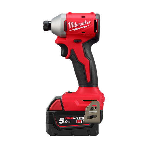 Masina de insurubat cu impact fara perii M18, 18V, 2 acumulatori M18B5, 1 incarcator M12-18FC - Milwaukee	