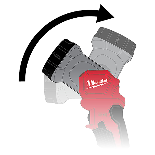 Lanterna LED M18TLED-0, 120 lumeni, 12V, cap rotativ, IP20 - Milwaukee