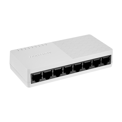 Switch 8 porturi 10/100 Mbps RJ45 - HIKVISION