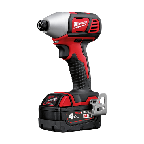 Masina de insurubat cu impact, compacta, ¼ Hex, REDLINK, 2 acc. M18 B4, 1 inc. M12-18C - Milwaukee