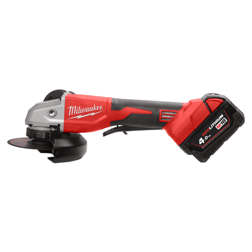 Polizor unghiular fara perii M18, comutator tip clapeta, 125mm, 18V, REDLINK, FIXTEC - Milwaukee