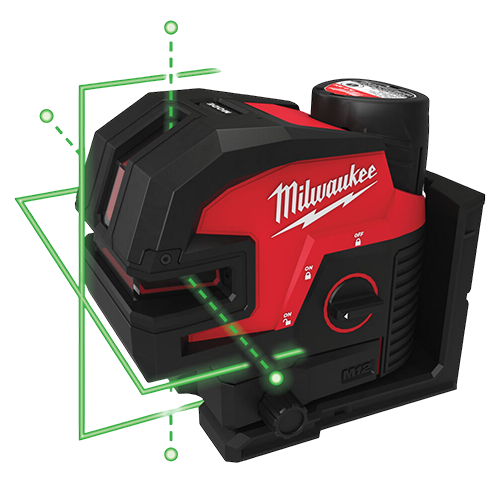 Nivela laser cu linie transversala in 4 puncte, Acumulator si incarcator inclus, IP54