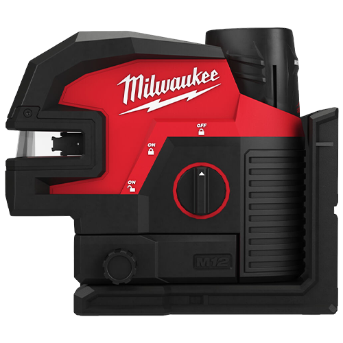 Nivela laser cu linie transversala in 4 puncte, Acumulator si incarcator inclus, IP54