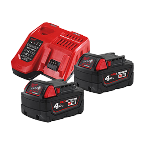 Kit de 2 acumulatori M12B4 si 1 incarcator C12 C, 12V - Milwaukee