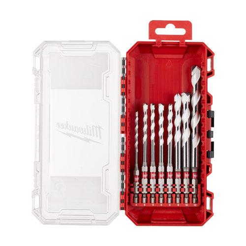 Trusa profesionala cu 8 burghie multi-material, diametru 4-12mm - Milwaukee