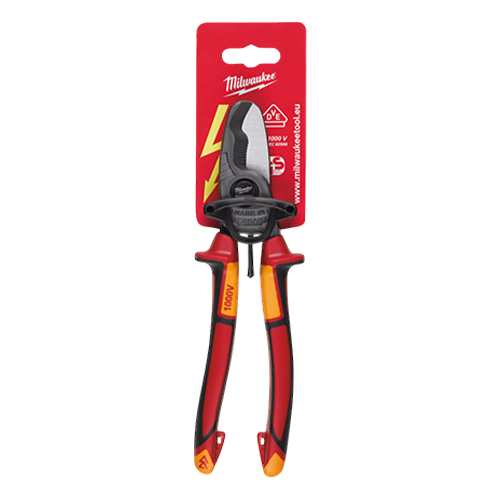 Cleste VDE pentru taiat cabluri, manere ergonomice, lungime 210mm - Milwaukee