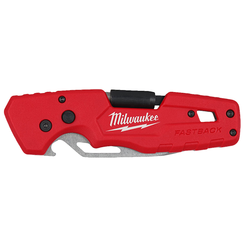 Cutit pliabil 5-in-1, FASTBACK, buton de blocare a lamei, suport de biti - Milwaukee