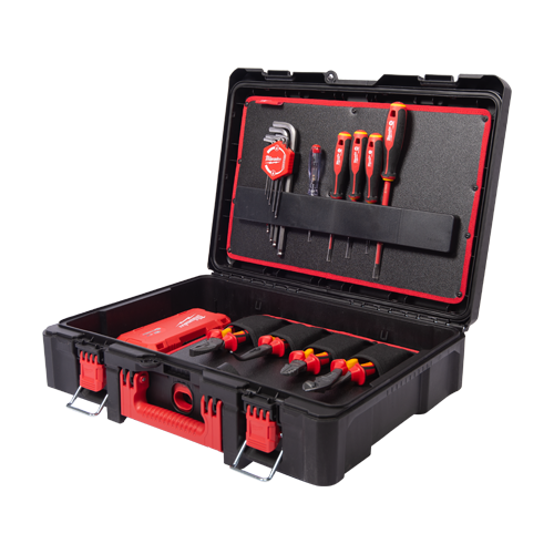Trusa profesionala Packout cu 62 de piese VDE pentru electricieni - Milwaukee