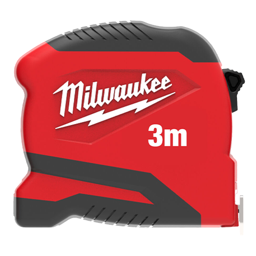 Ruleta compacta (GEN 2), 3 metri, functie Finger-Stop, punct de rupere 3.2m - Milwaukee