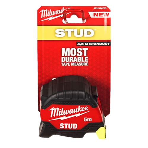 Ruleta STUD™ (Gen 3), 5 metri, functie Finger-Stop, tehnologie EXO 360, punct de rupere 4.5m - Milwaukee