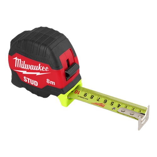 Ruleta STUD™ (Gen 3), 8 metri, functie Finger-Stop, tehnologie EXO 360, punct de rupere 4.5m - Milwaukee