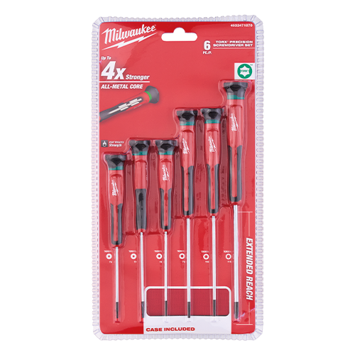 	Trusa profesionala cu 6 surubelnite de precizie Torx, manere ergonomice - Milwaukee