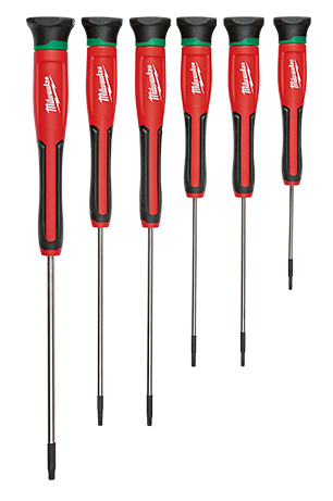 Trusa profesionala cu 6 surubelnite de precizie Torx, manere ergonomice - Milwaukee