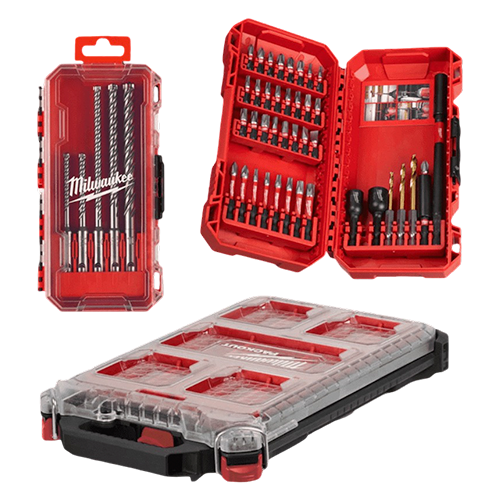 Trusa profesionala Packout Slim Compact cu 45 de piese - Milwaukee