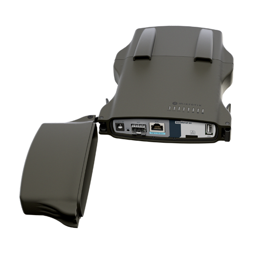 Access Point exterior, Wi-Fi 6, AX3000 Dual-Band, 1 x SFP 2.5G, 1 x RJ45 1G, IP66 - Mikrotik