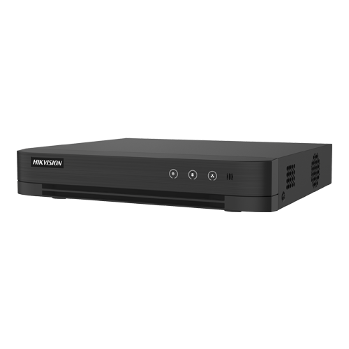 DVR AcuSense 4 ch., 5MP + 2 ch. IP 4K, Audio bidirectional, 1U - HIKVISION