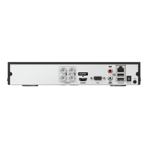 DVR AcuSense 4 ch., 5MP + 2 ch. IP 4K, Audio bidirectional, 1U - HIKVISION