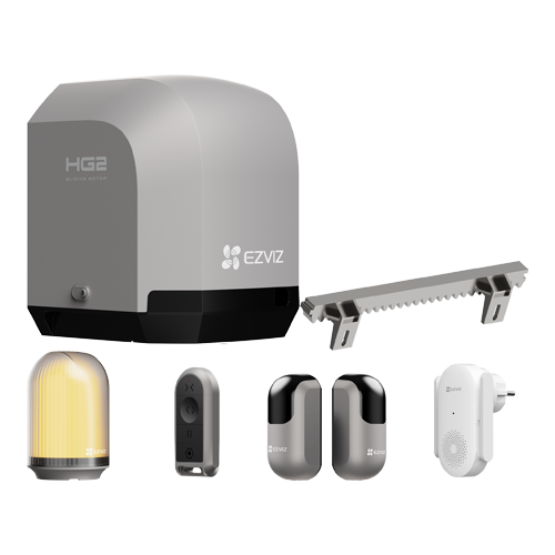  Kit automatizare poarta culisanta 400Kg/6m, Wi-Fi, alarma luminoasa - EZVIZ