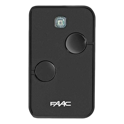 Telecomanda 2 canale, XTO2, SLH-SL-DS-RC, 433 si 868MHz, negru - FAAC