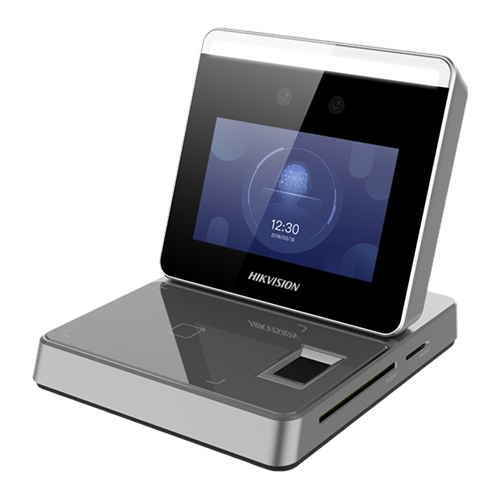 Statie inregistrare utilizatori control acces, 2MP, recunoastere faciala, card, biometric - HIKVISION