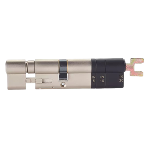 Cilindru ajustabil, EuroProfil, 6 pini, 2 chei, anti-pick, anti-gaurire, Yale Linus - ASSA ABLOY