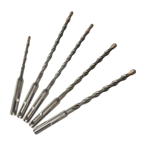 Set de 5 burghie SDS-PLUS M2, Ø5.5x110, Ø5.5X160, Ø6x160, Ø7x160, Ø8x160 - Milwaukee