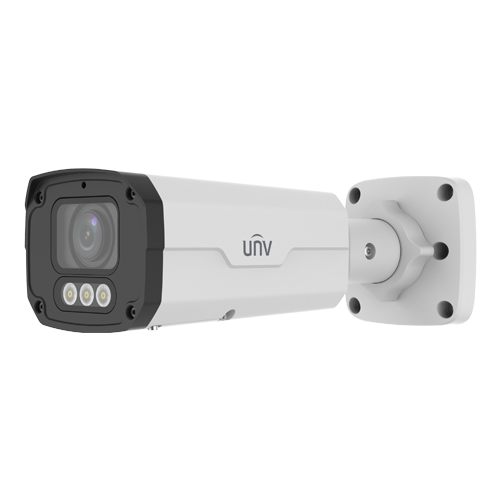 Camera IP 6MP, lentila VF 2.7-13.5 mm, IR 60m, WL 60m, Audio, Alarm, SIP, MicroSD card, IK10 - UNV