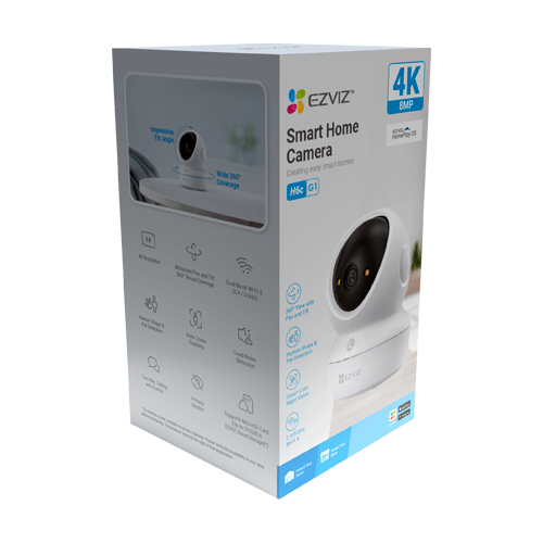 Camera IP Wi-Fi Pan&Tilt, Wi-Fi6, Rezolutie 4K, Audio bidirectional, IR 10m, MicroSD - EZVIZ