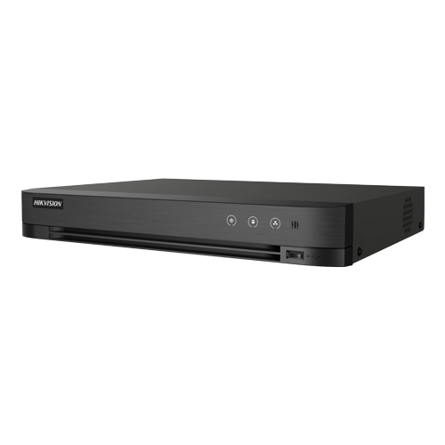  DVR AcuSense 4 ch., 5MP + 4 ch. IP 4K, Audio bidirectional, Alarma, 1U - HIKVISION