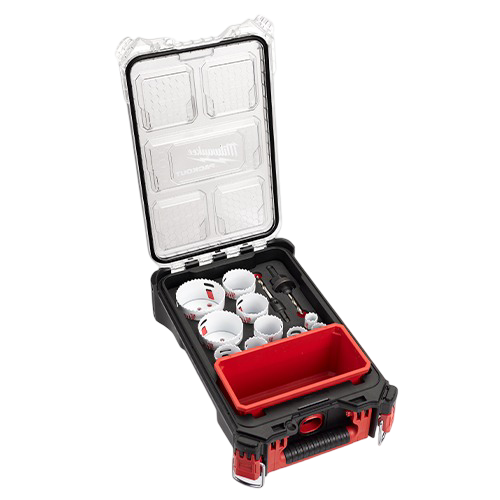 Kit carote HOLE DOZER, 12 bucati, Ø20-76mm, in cutie PACKOUT - Milwaukee