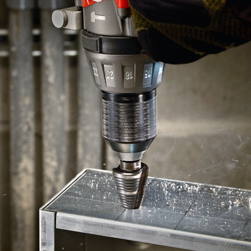 Trusa profesionala cu 8 burghie pentru metal Thunderweb Ø2-6mm + 2 burghie in trepte Ø4-12 - Milwaukee