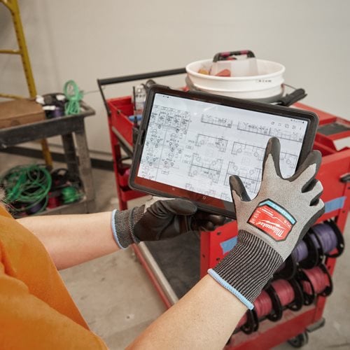 Manusi de protectie cu inalta dexteritate si rezistenta la taiere, Nivel B, marimea L/9 - Milwaukee