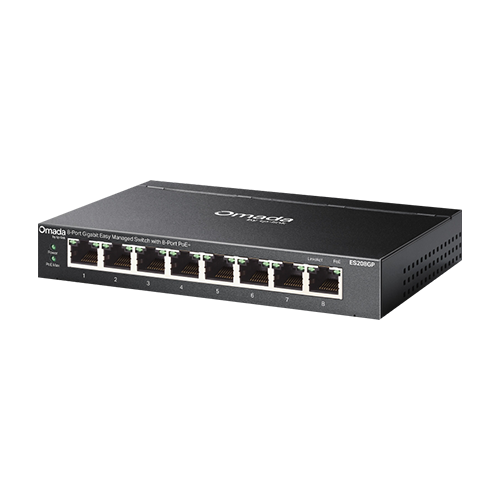 Switch L2, 8 x RJ45 1G PoE, Buget PoE 64W, Easy Managed - TP-Link Omada