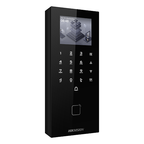 Terminal control acces, ecran 2.4 inch, PIN/Card M1, Bluetooth, Wiegand 26/34, RS485 - HIKVISION DS-K1T807MX-E1