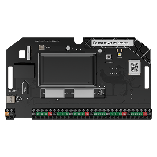 Modul Superior MultiTransmitter, wireless cu suport 2EOL-3EOL, 18 zone,  G3, (fara carcasa) - AJAX