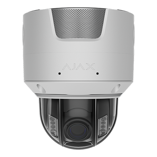 Camera mini dome IP Superior 8.0MP, HLVF, lentila 2.8 - 12 mm, IR 40m, WL 25m PoE, alb - AJAX