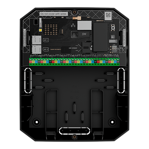 Centrala alarma Superior Hub Hybrid 2, negru, Ethernet - AJAX