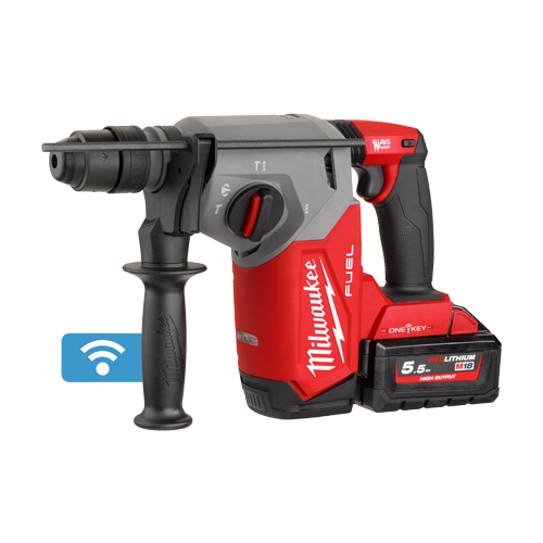 Ciocan rotopercutor SDS-PLUS M18 FUEL, 26mm, ONE-KEY, 4 functii, sistem FIXTEC, AUTOSTOP™ - Milwaukee