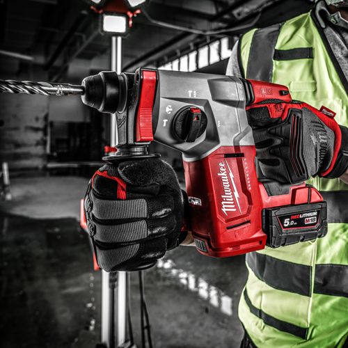 Ciocan rotopercutor SDS-PLUS M18, 26mm, fara perii, 4 functii, 2.3J - Milwaukee