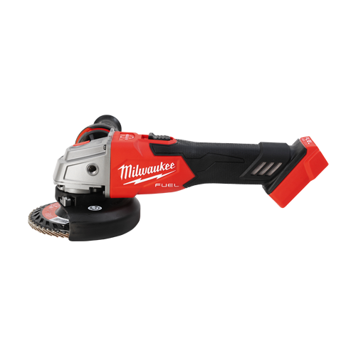 Polizor unghiular fara perii M18 FUEL, 125mm, 18V, REDLINK, FIXTEC, fara acc. si incarcator - Milwaukee