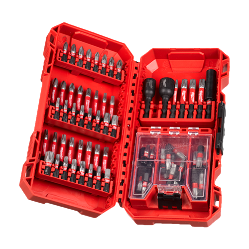 Trusa profesionala cu 75 de biti Shockwave Impact Duty, 2 tubulare, 1 suport magnetic - Milwaukee