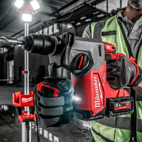 Ciocan rotopercutor SDS-PLUS M18 FUEL, 26mm, motor fara perii, sistem FIXTEC, AUTOSTOP™ - Milwaukee