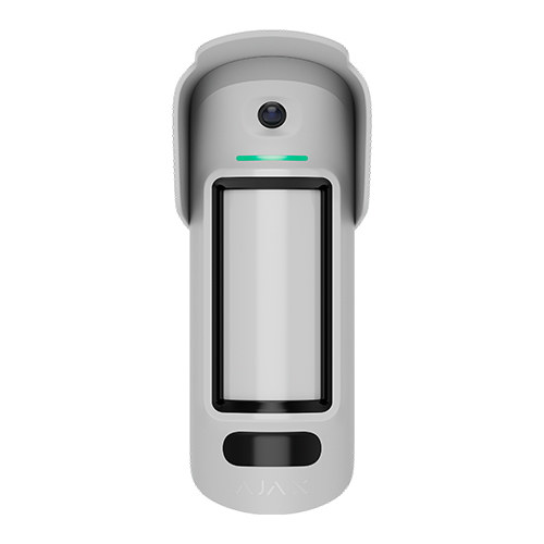 Detector de miscare PIR Curtain Outdoor HighMount (PhOD), anti-masking, wireless, alb - AJAX