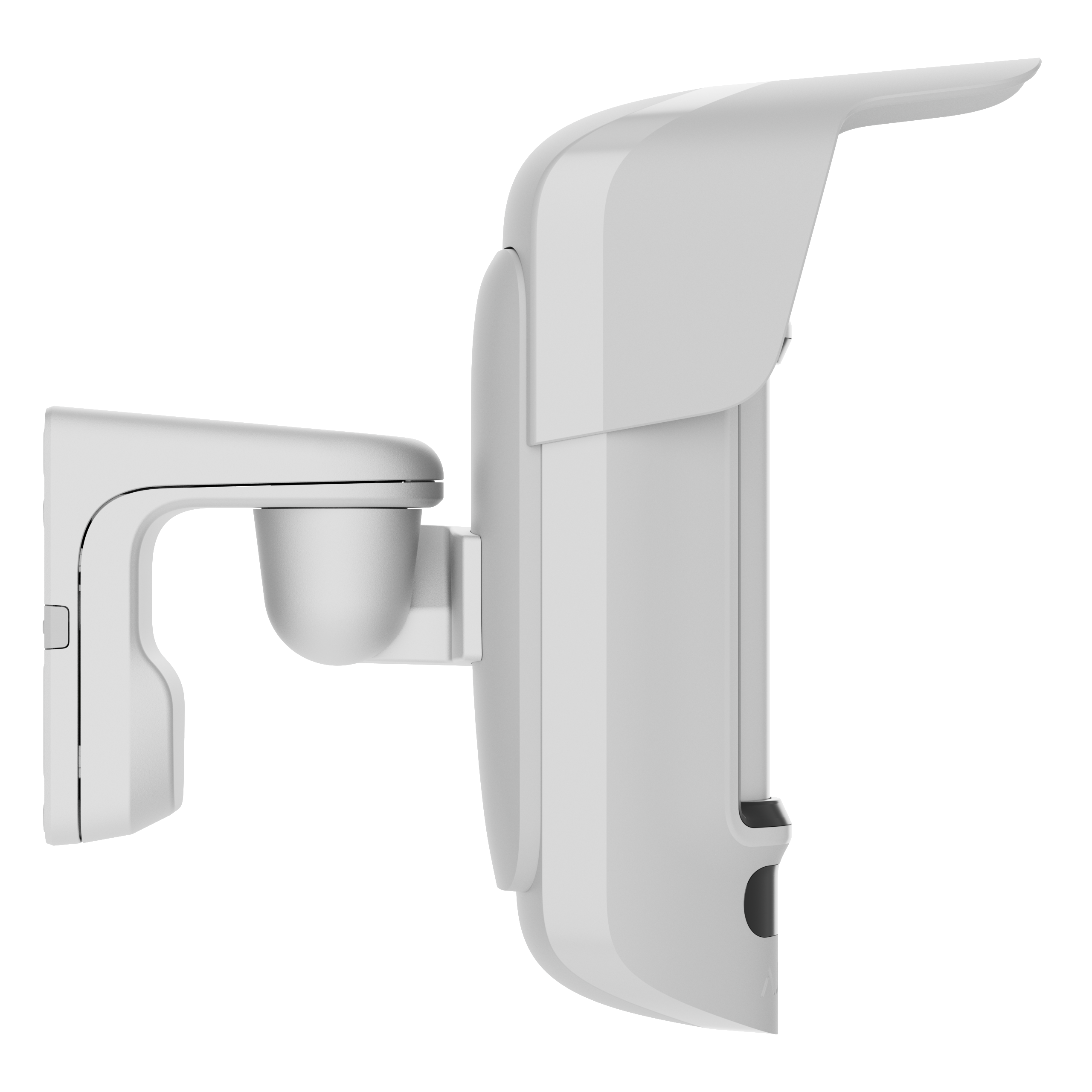 Detector de miscare PIR Curtain Outdoor HighMount (PhOD), anti-masking, wireless, alb - AJAX
